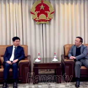 Đồng chí Chủ tịch UBND tỉnh thăm và làm việc với Tổng Lãnh sự quán Việt Nam tại Thượng Hải, Trung Quốc