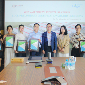 GNP Nam Dinh Vu awarded Preliminary EDGE Advanced Certification