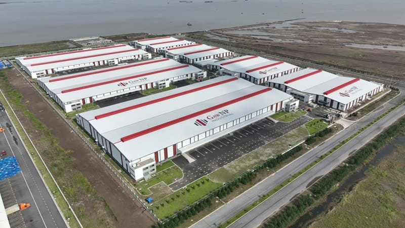 GNP Nam Dinh Vu located in Dinh Vu - Cat Hai industrial zone, Hai Phong province