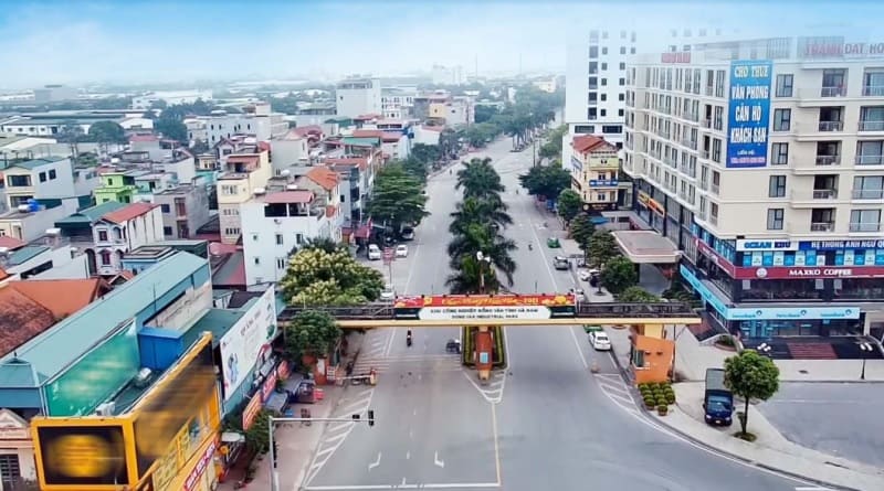 Entrance to Dong Van II Industrial Park