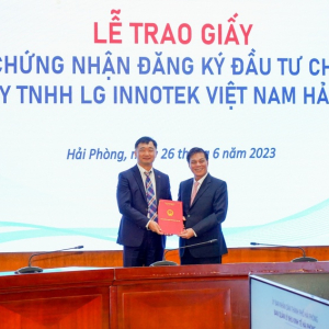 LG Innotek in Haiphong invests further $1 billion