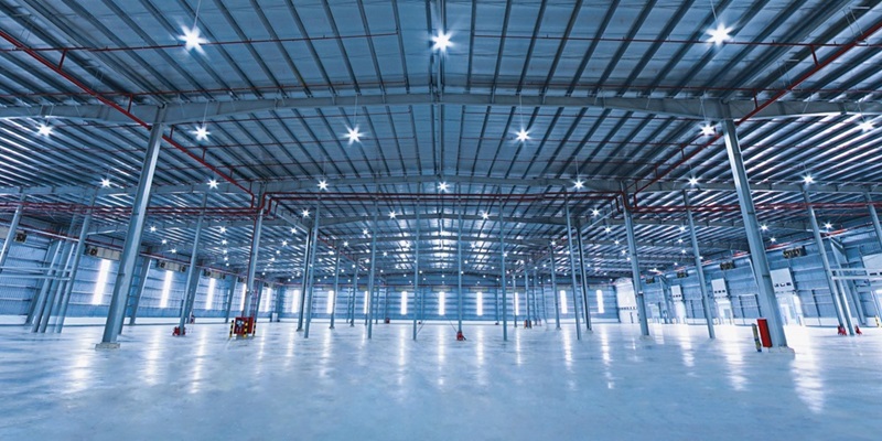 The growth of the e-commerce sector drives the demand for warehouse rentals