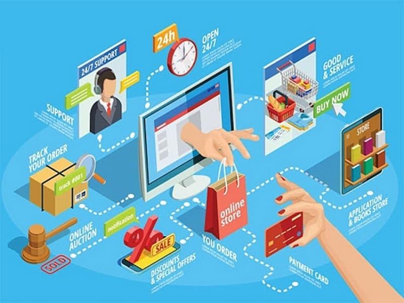 E-commerce strongly growing around the world and in Vietnam particularly