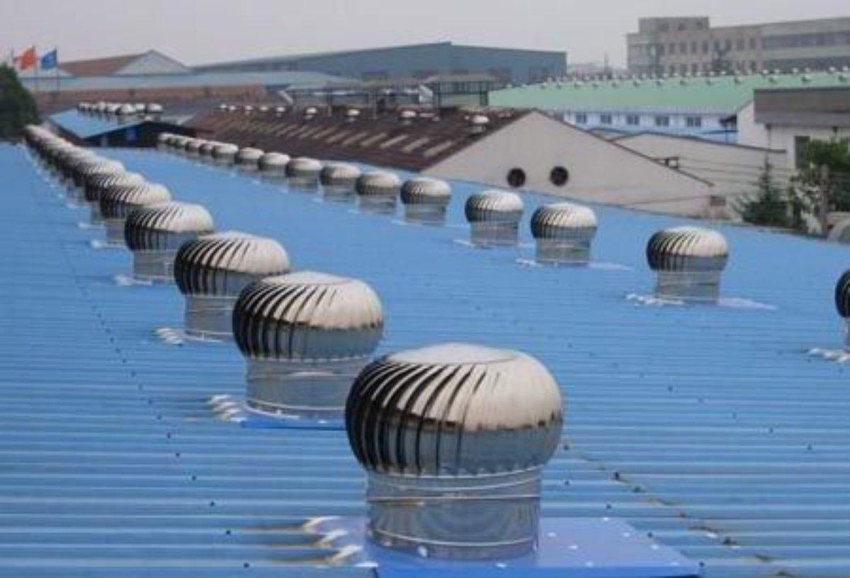 Nóc gió xoay được ưa chuộng trong các nhà xưởng nhỏ