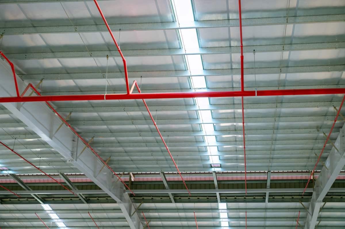 Factory roof needs to be made of materials complying with PCCC regulations.