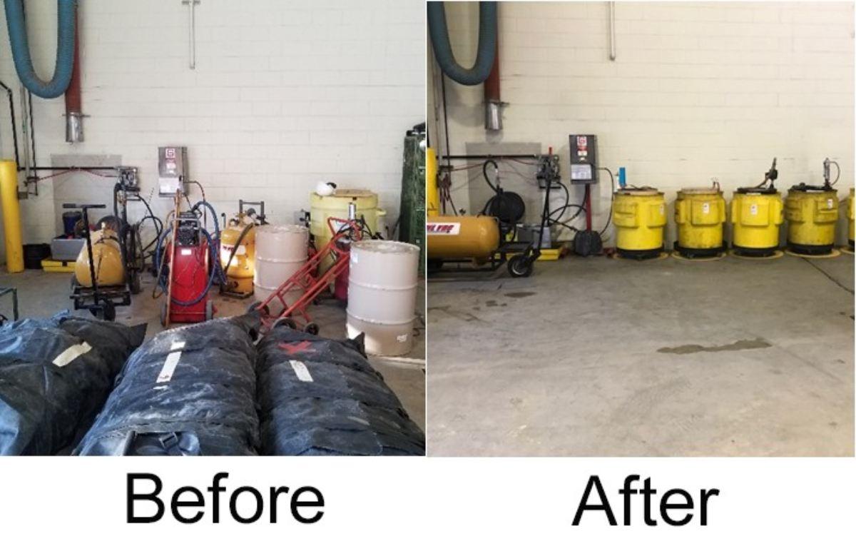 Optimizing workspace after using the 5S system.