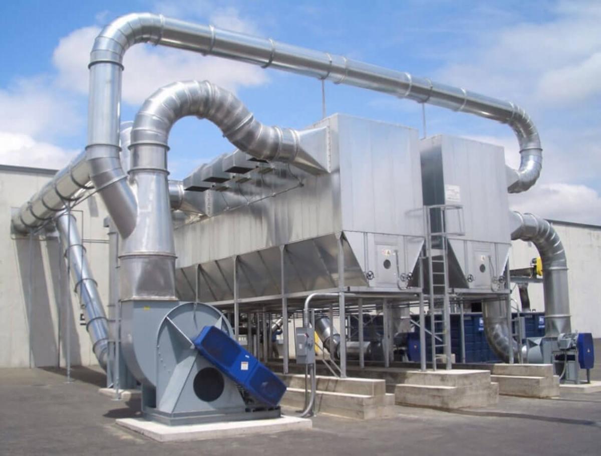 HVAC system in high-standard factory.