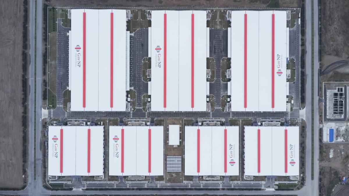 Gaw NP Industrial's ready-built factory project at Nam Dinh Vu.