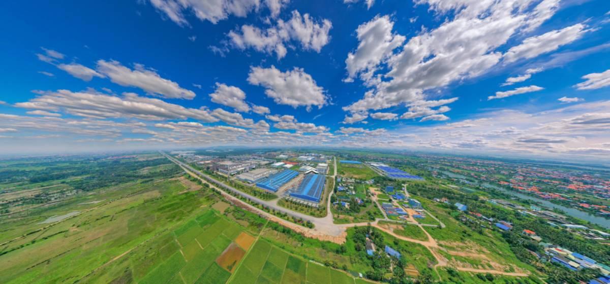 Characteristic green space of VSIP IP.