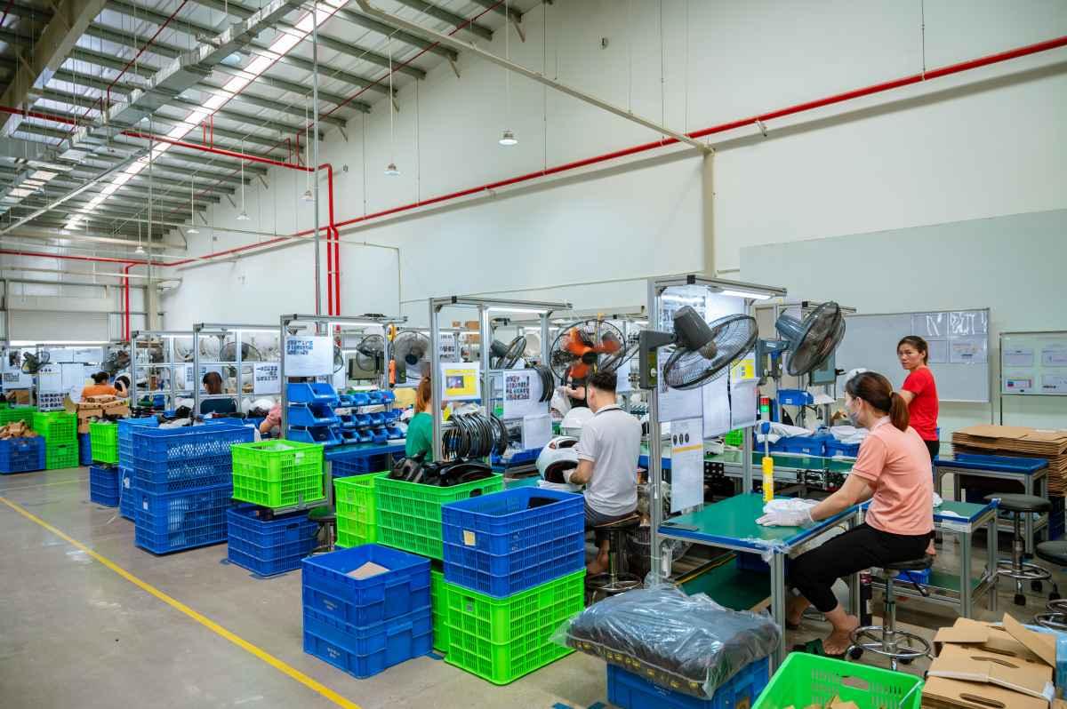 Leasing warehouses and factories helps deploy production quickly.